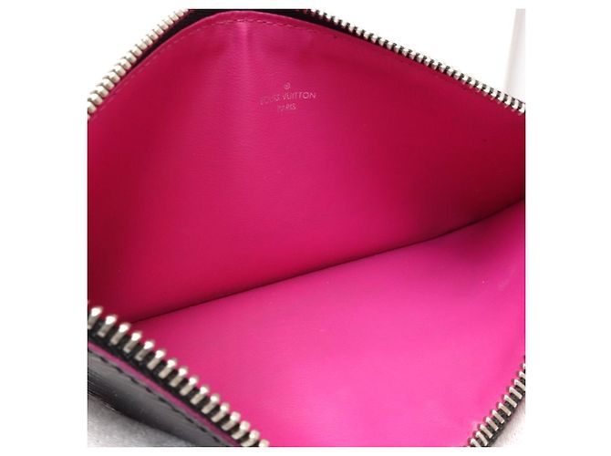 Louis Vuitton Epi Chain Wallet Pochette Felicie Nero Rosa - vista 12