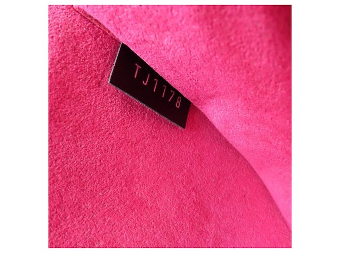 Louis Vuitton Epi Chain Wallet Pochette Felicie Nero Rosa - vista 18