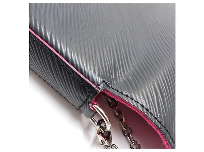 Louis Vuitton Epi Chain Wallet Pochette Felicie Nero Rosa - vista 6