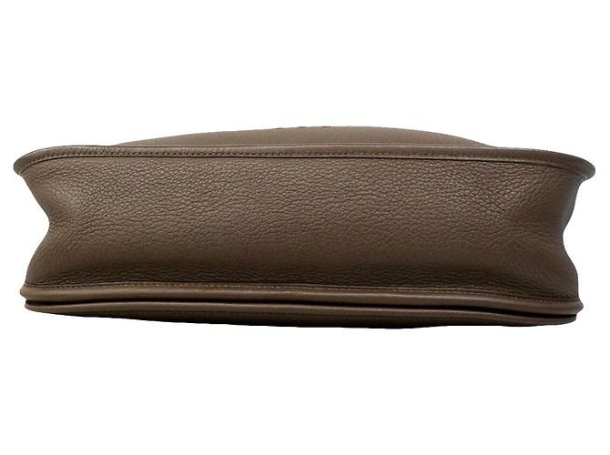 Hermès Borsa a tracolla Hermes Evelyne 2GM Marrone - vista 3