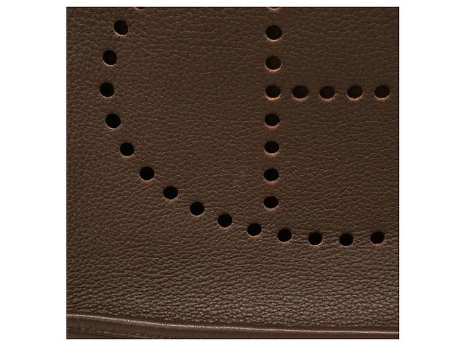 Hermès Borsa a tracolla Hermes Evelyne 2GM Marrone - vista 9