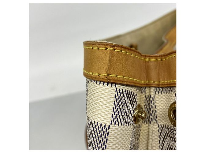 Borsa Tote Louis Vuitton Damier Azur Hampstead PM Bianco - vista 10