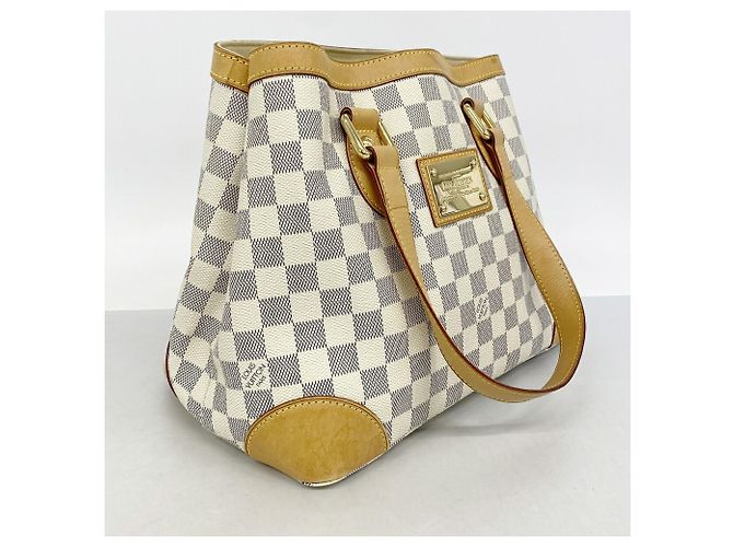 Borsa Tote Louis Vuitton Damier Azur Hampstead PM Bianco - vista 2
