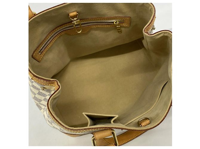 Borsa Tote Louis Vuitton Damier Azur Hampstead PM Bianco - vista 4