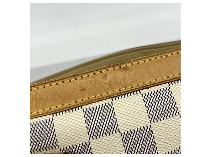 Borsa Tote Louis Vuitton Damier Azur Hampstead PM Bianco - vista 7