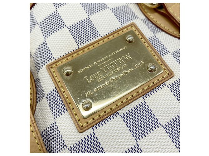 Borsa Tote Louis Vuitton Damier Azur Hampstead PM Bianco - vista 9