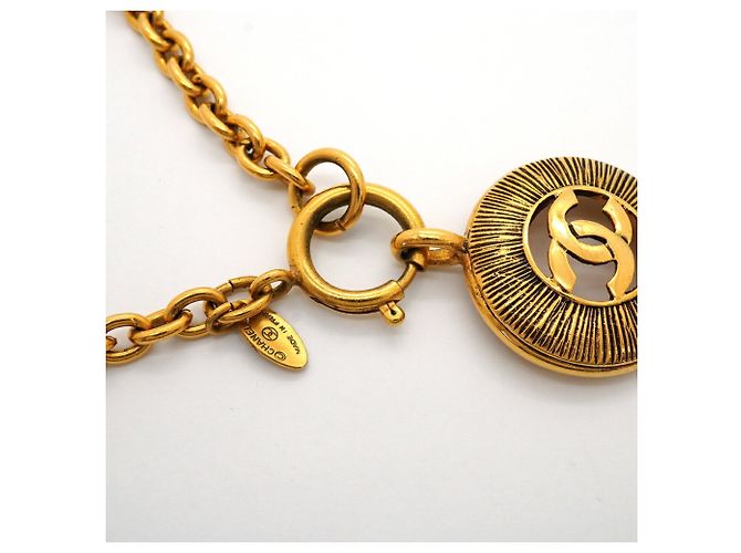 Collana Chanel Coco Mark Circle D'oro - vista 4