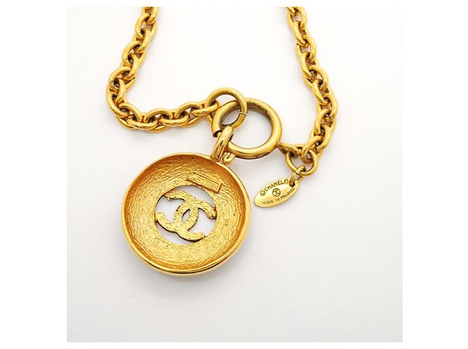 Collana Chanel Coco Mark Circle D'oro - vista 5