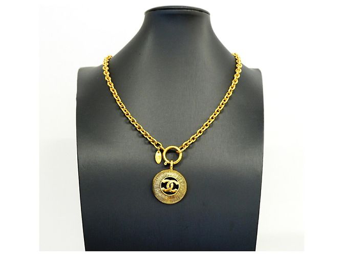 Collana Chanel Coco Mark Circle D'oro - vista 6
