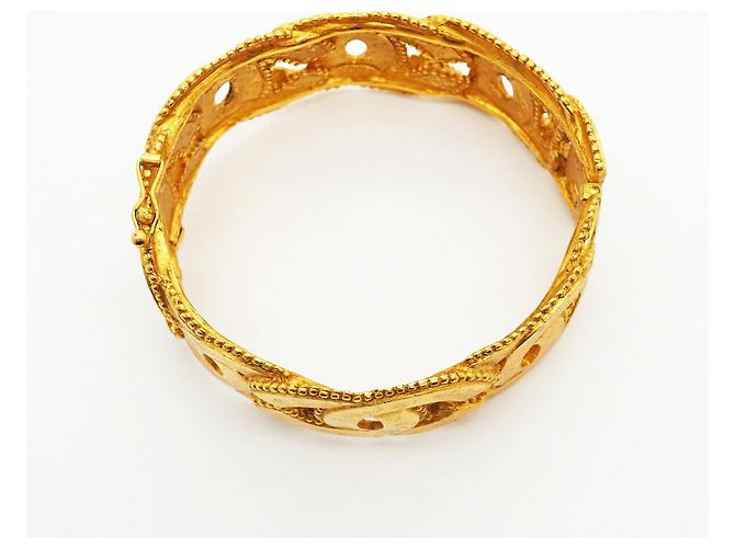 Bangles Chanel placcato oro D'oro - vista 3