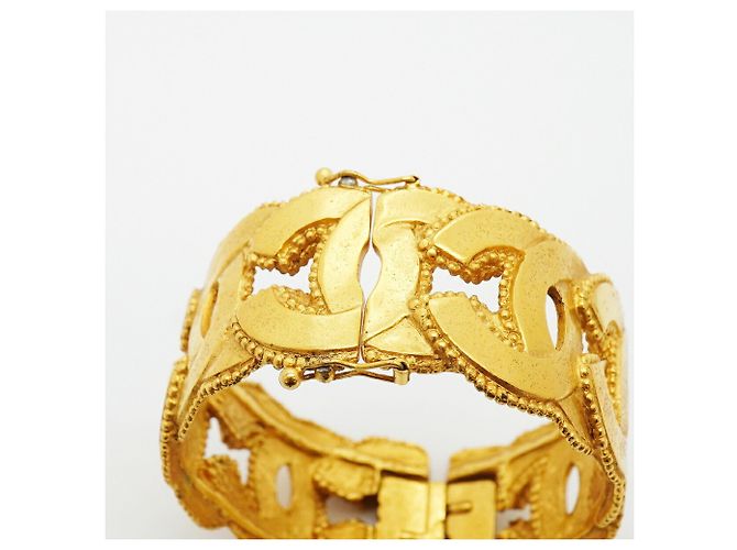 Bangles Chanel placcato oro D'oro - vista 4
