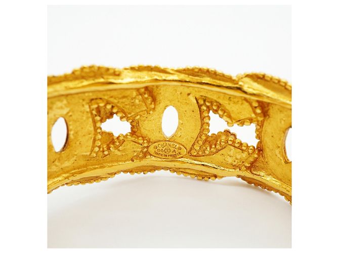 Bangles Chanel placcato oro D'oro - vista 5