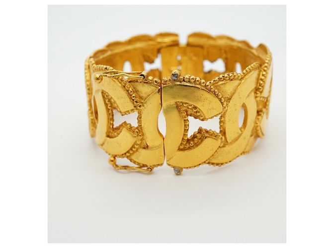Bangles Chanel placcato oro D'oro - vista 7