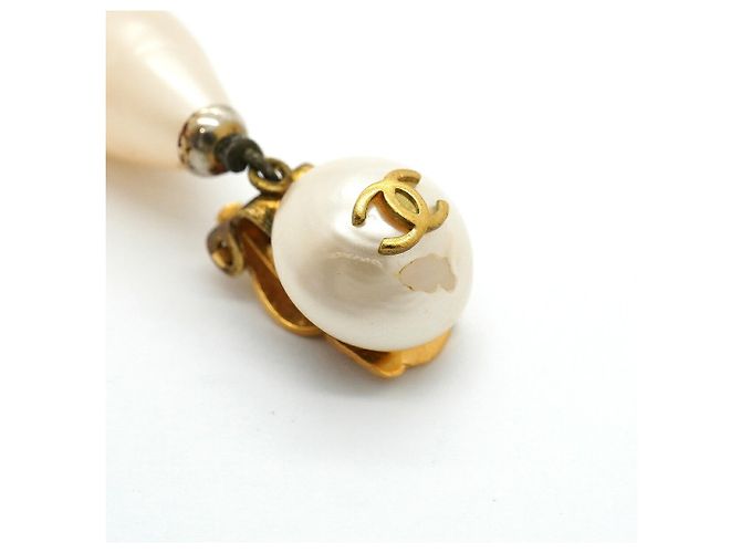 Orecchini a clip Chanel Gold D'oro - vista 7