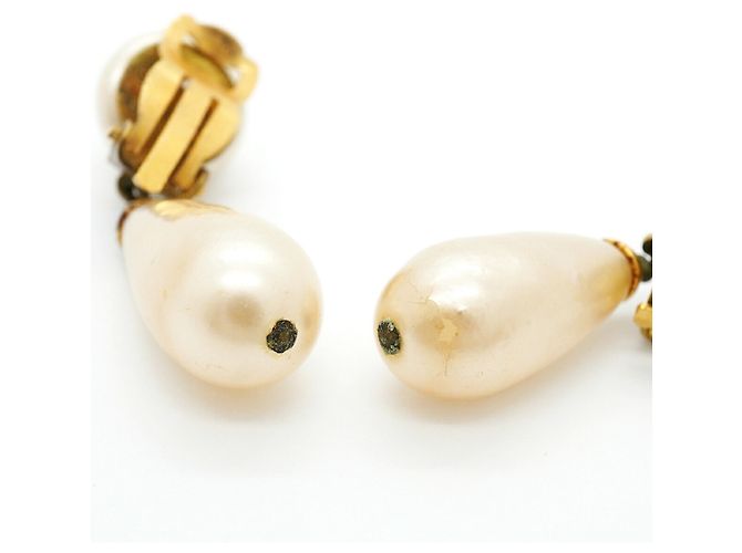 Orecchini a clip Chanel Gold D'oro - vista 9