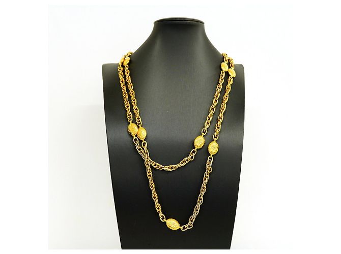 Collana Chanel placcata oro D'oro - vista 7