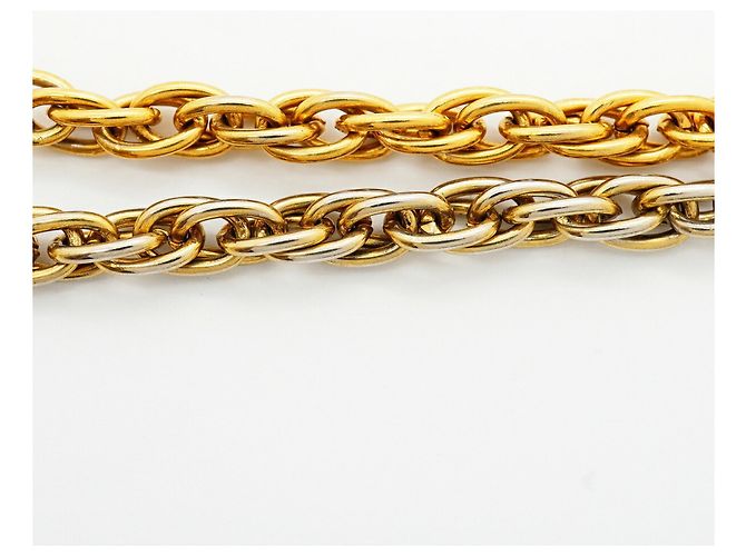 Collana Chanel placcata oro D'oro - vista 8