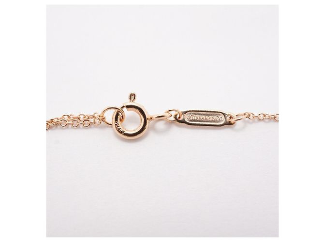 Collana Tiffany & Co. T Smile Mini in oro rosa 18K - vista 4