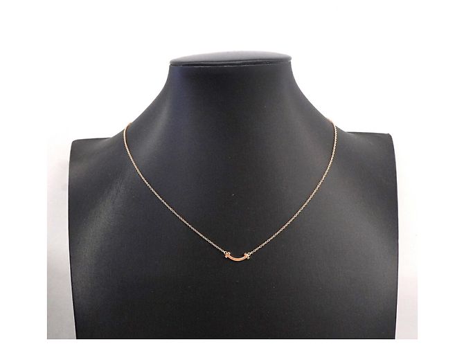 Collana Tiffany & Co. T Smile Mini in oro rosa 18K - vista 6