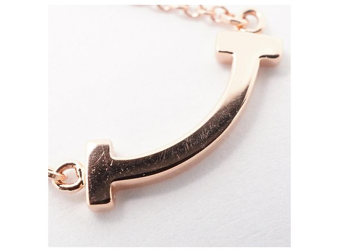 Collana Tiffany & Co. T Smile Mini in oro rosa 18K - vista 7