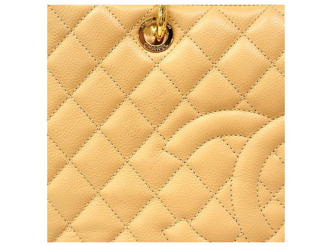 Chanel Matelassé Chain Tote Bag Beige - Ansicht 9