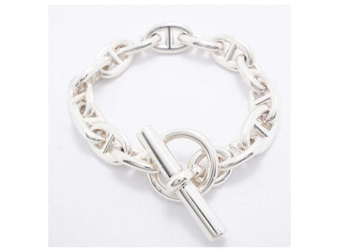 Hermès Bracciale con Charm Hermes Chaine d'Ancre MM - vista 3