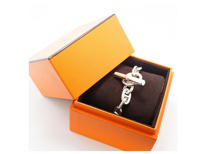 Hermès Bracciale con Charm Hermes Chaine d'Ancre MM - vista 9