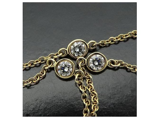 Bracciale con charm Tiffany & Co. in oro giallo 18K D'oro - vista 3