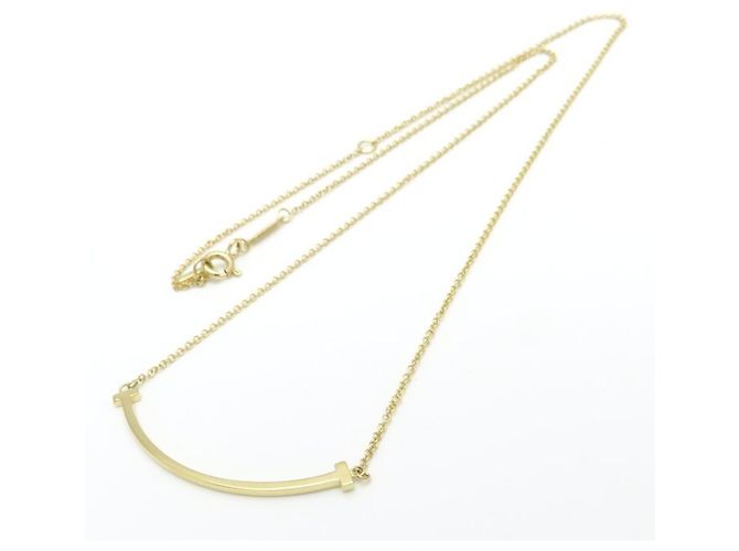 Tiffany & Co. Collana Tiffany T Smile Small D'oro - vista 3
