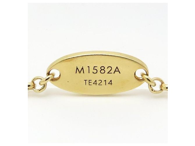Bracciale con ciondoli placcati oro Louis Vuitton D'oro - vista 3