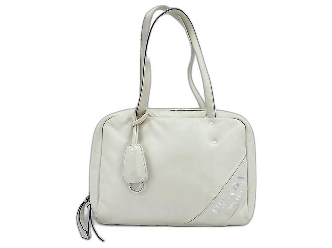 Prada PRADA Schultertasche in White Weiß - Ansicht 2
