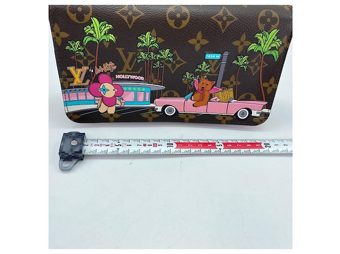 Borsa a tracolla Louis Vuitton Pochette Felicie Marrone - vista 4