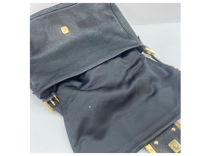 Borsa a tracolla Fendi Big Mamma Nero - vista 10