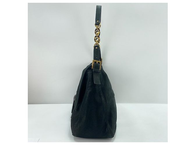 Borsa a tracolla Fendi Big Mamma Nero - vista 3