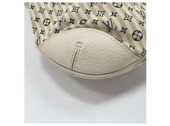 Borsa Louis Vuitton Marina PM Bianco - vista 7