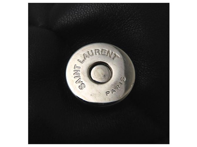 Borsa a tracolla Small Puffer Yves Saint Laurent Nero - vista 11