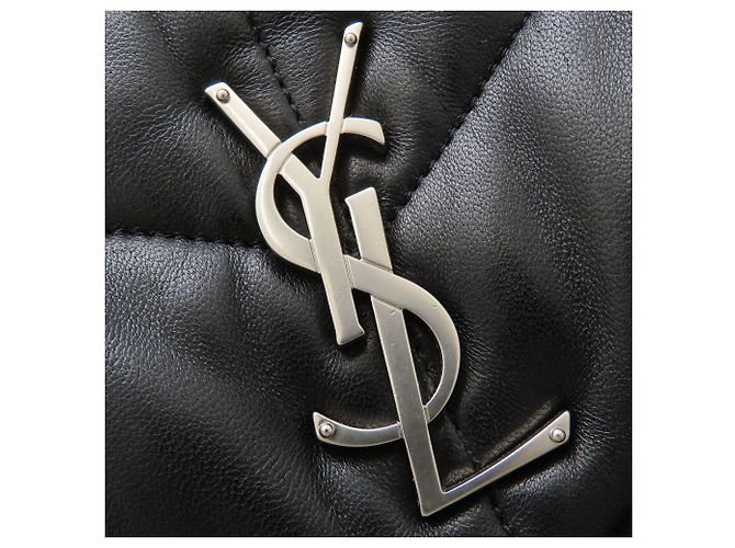 Borsa a tracolla Small Puffer Yves Saint Laurent Nero - vista 24