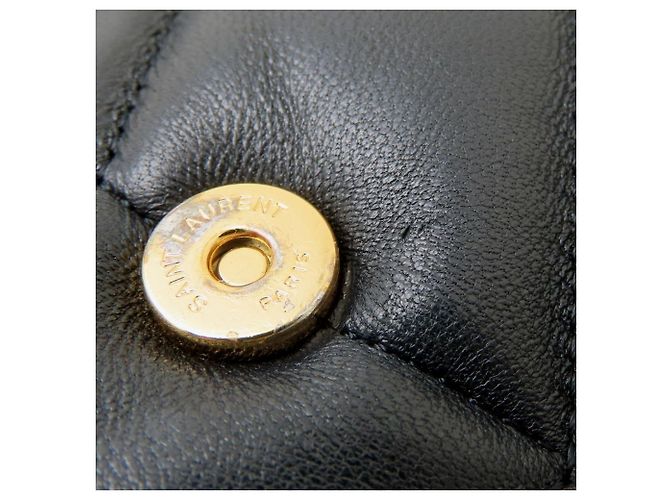 Borsa a tracolla Yves Saint Laurent Lulu Puffer Nero - vista 10