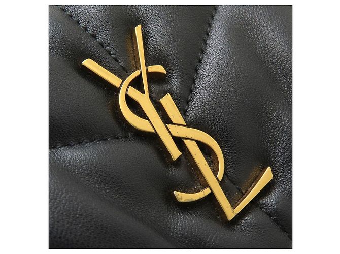 Borsa a tracolla Yves Saint Laurent Lulu Puffer Nero - vista 13