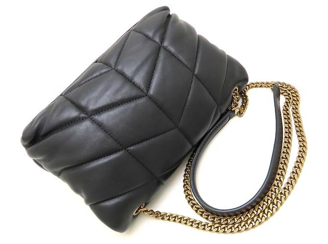 Borsa a tracolla Yves Saint Laurent Lulu Puffer Nero - vista 5