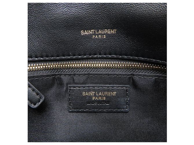 Borsa a tracolla Yves Saint Laurent Lulu Puffer Nero - vista 7