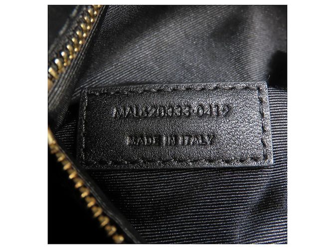 Borsa a tracolla Yves Saint Laurent Lulu Puffer Nero - vista 9