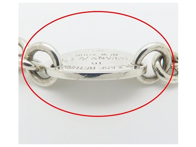 Bracciale con ciondolo Return to Oval di Tiffany & Co. Argento - vista 5