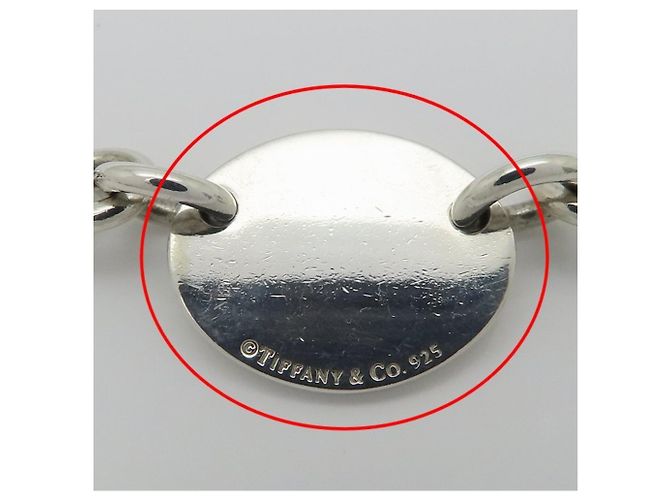 Bracciale con ciondolo Return to Oval di Tiffany & Co. Argento - vista 7