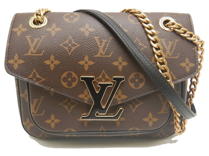 Borsa a tracolla Louis Vuitton Monogram Passy M45592 Marrone Monogramma - vista 2