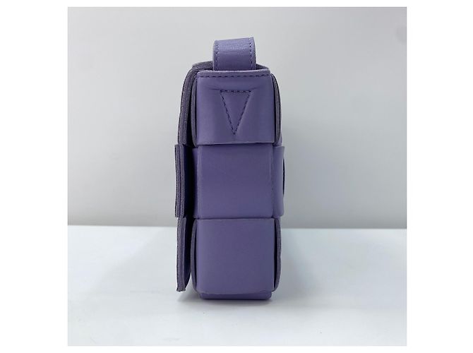 Bolsa de Ombro Bottega Veneta Cassette Roxo - vista 2