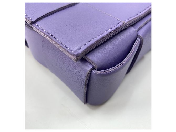 Bolsa de Ombro Bottega Veneta Cassette Roxo - vista 5