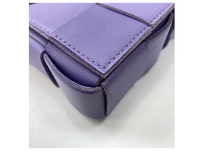 Bolsa de Ombro Bottega Veneta Cassette Roxo - vista 6