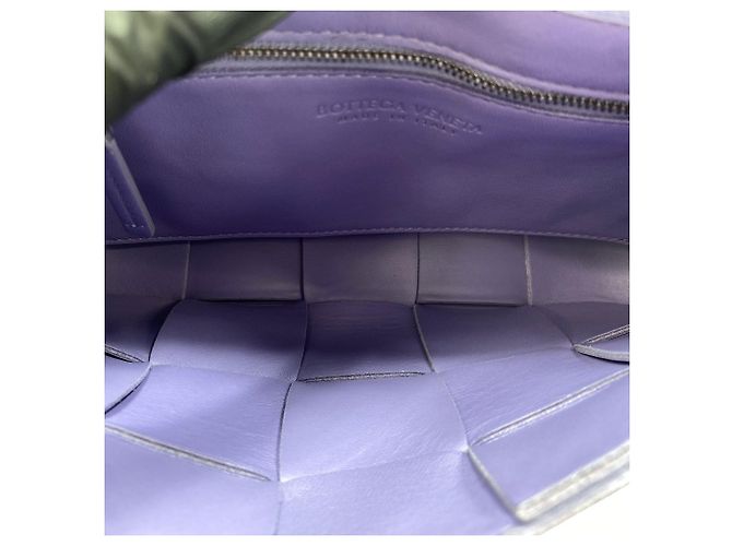 Bolsa de Ombro Bottega Veneta Cassette Roxo - vista 9
