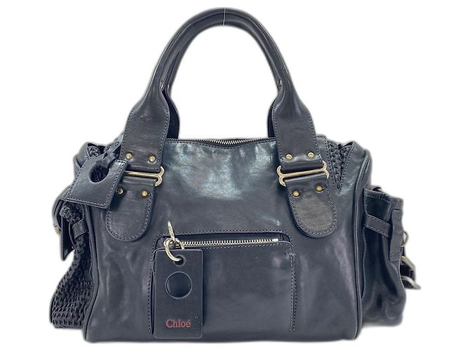 Borsa Tote Chloé Nera Nero - vista 2